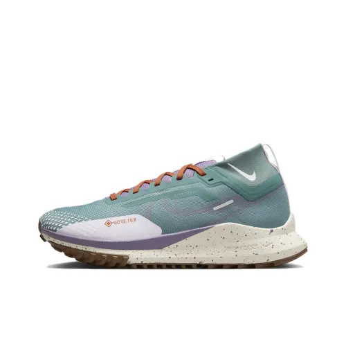 Nike Pegasus Trail 4 Беговые кроссовки Низкий топ Зеленый/Фиолетовый/Белый Женские