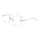 Серебряный + Плоская подошва анти-Синий Свет