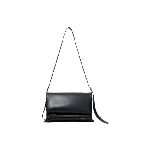 PROENZA SCHOULER Lambskin Messenger Bag Crossbody Bag Shoulder Bag Women's Black