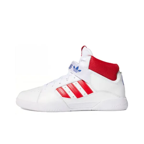 Adidas Originals VRX Cup Slip-on Легкий MID Топ Скейтбординг Кроссовки Мужские Белый Красный