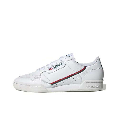 Adidas Originals Continental 80 Slip-on Low Top Скейтборд Кроссовки Мужские Белый Зеленый Красный
