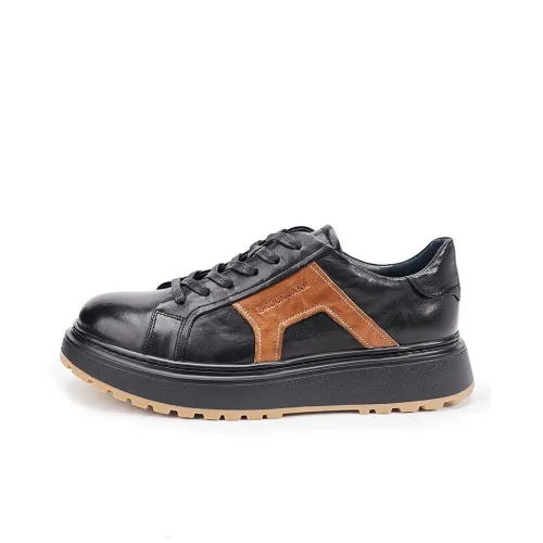 Brounvanm Повседневный Низкий Топ Черный Коричневый Мужской