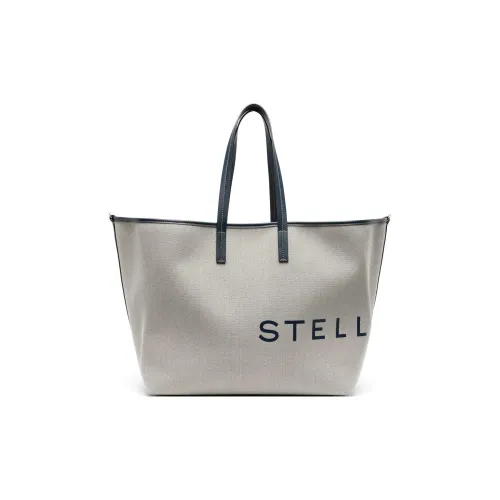 Stella McCartney Хлопок с Полиэстер Тоут Сумка Сумка для покупок Сумка Женская Белая и Индиго