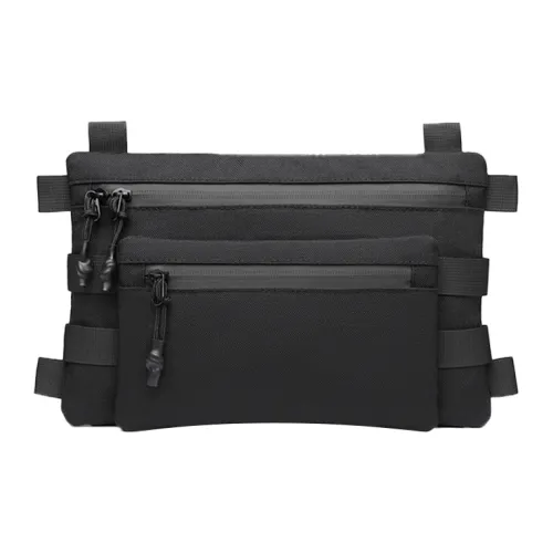 CMLZIUA Водонепроницаемая тканевая сумка через плечо мужская камуфляжный черный