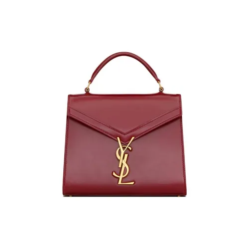 SAINT LAURENT Сумка через плечо из коровьей кожи мини-сумка женская цвет Мерло красный