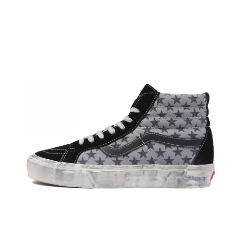 Bianca Chandôn x VANS SK8 Vault Reissue VLT LX High Топ Скейтборд Кроссовки Унисекс Черный Серый