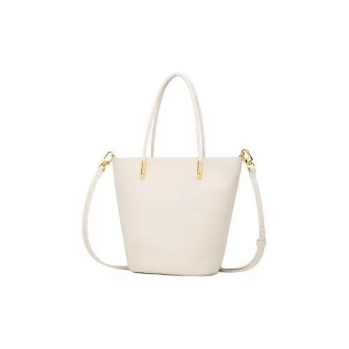 DEERE JACK Корова Кожа Ведро-Формовая Сумка Сумка через плечо Сумка среднего размера Женская Молочный Белый