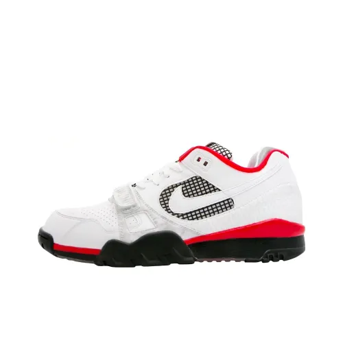 Nike Air Trainer 2 Slip-resistant Low Top Повседневная обувь Унисекс Белый Красный