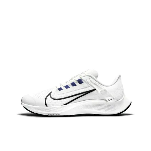 Nike Pegasus 38 Амортизаторы Slip-resistant Abrasion-resistant Дышащий Низкий Топ Беговые кроссовки Женские Белый Черный