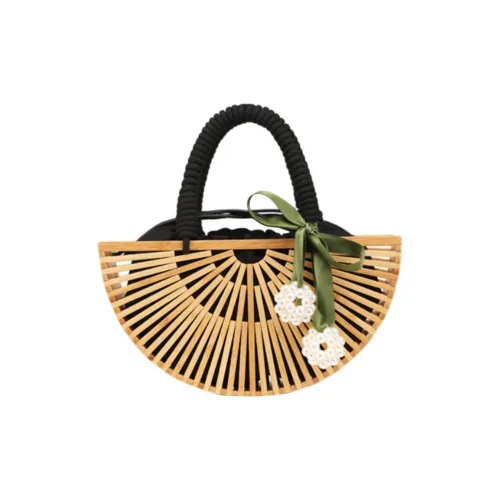 DEERE JACK Деревянная сумка маленькая женская из бамбука цвет древесный коричневый