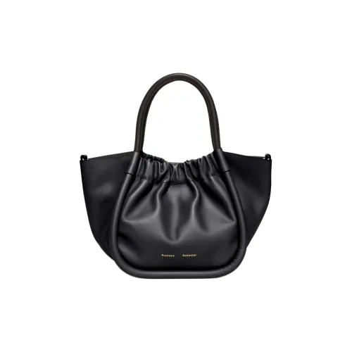PROENZA SCHOULER Телячья кожа Одно плечо Ручная сумка Сумка через плечо Маленькая Женская Черная