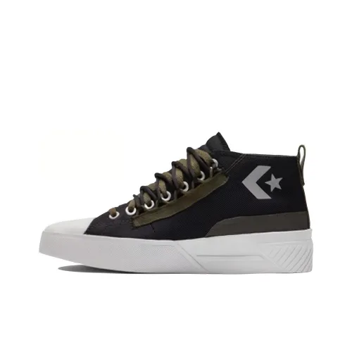 Конверс Уличный Utility Unt1tl3d CS MID Топ Кеды Унисекс Черный Зеленый