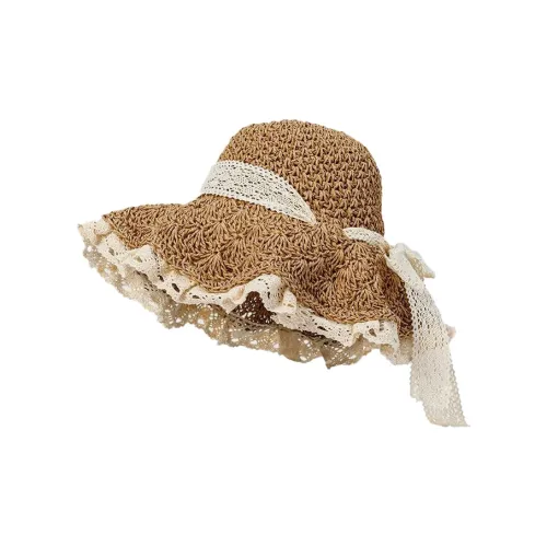 FREE RABBITⅡ Шляпы ведра из соломенной плетени Женские