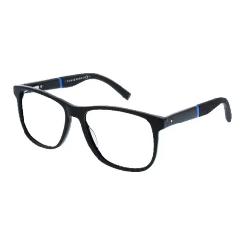 Tommy Hilfiger Ацетатные овалные оправы для очков Мужские Черные