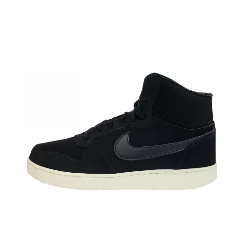Nike EBERNON MID SE Амортизация MID Топ Скейтборд Кроссовки Женские Черный