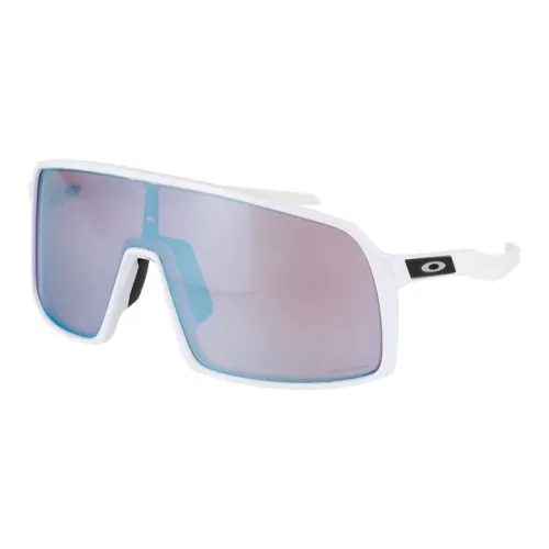 Oakley Нерегулярная форма Солнцезащитные очки Мужской Белый