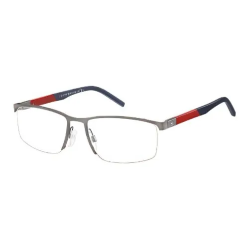 Tommy Hilfiger Квадратные Оправы для Очков Мужские Красные