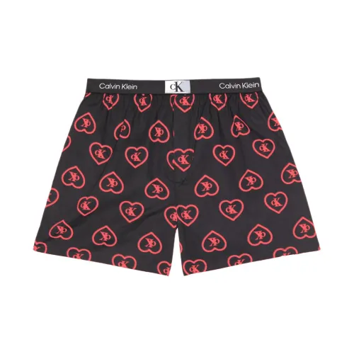 Calvin Klein Трусы Мужские 1 Пачка Черный Неон Сердце