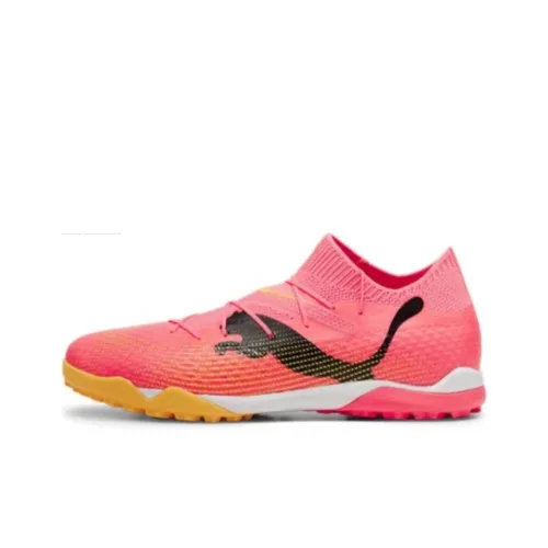 PUMA Future TT Шипы Амортизация Износостойкие Футбольные бутсы Мужские Красный Черный Желтый