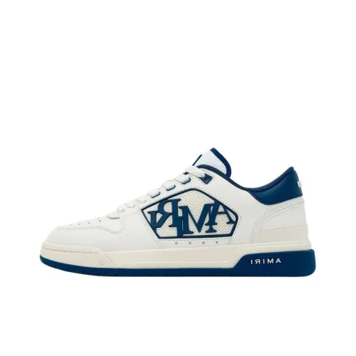 AMIRI Низкие кроссовки для скейтбординга Мужские Белые и Синие