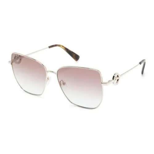 LONGCHAMP Металл Нерегулярная форма Солнцезащитные очки Унисекс Серебряный