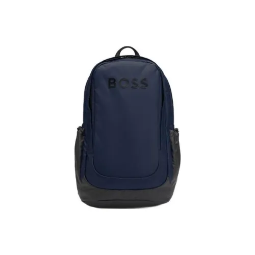 HUGO BOSS Полиэстер Рюкзак Мужской Синий