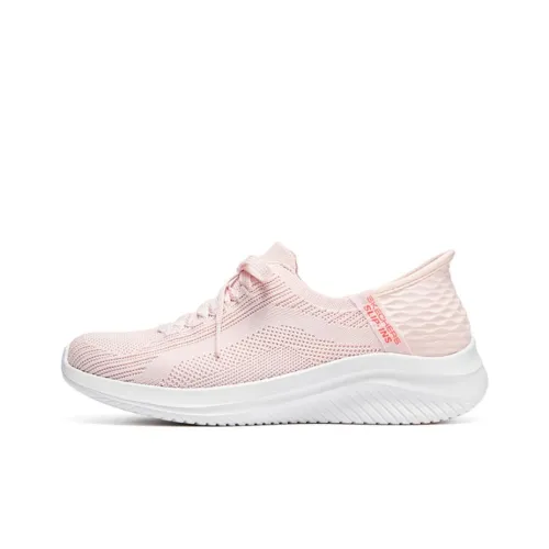 Skechers Ultra Flex 3,0 Износостойкий и Легкий Низкий Топ Повседневная Обувь Женская Розовая