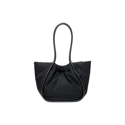 PROENZA SCHOULER Nylon Одно Плечо Сумка Большая Женская Черная