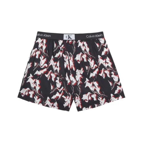 Calvin Klein Трусы Мужские 1 Пачка Рябь С принтом Черный