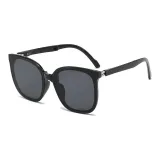 Черная оправа с черно-серыми линзами