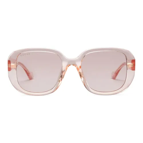 GUCCI Воздействие Литья Квадратные Солнцезащитные Очки Женские Розовые