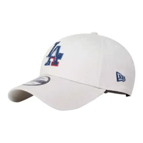 New Era Хлопковые кепки унисекс белые