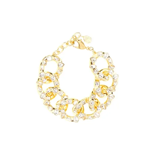 Кристалл Swarovski Браслеты с покрытием золотого тона Женские Золото