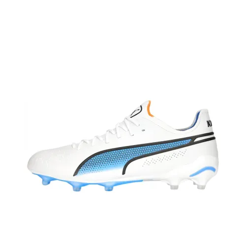 PUMA King Ultimate Elements Футбольные бутсы Женские Белые Синие