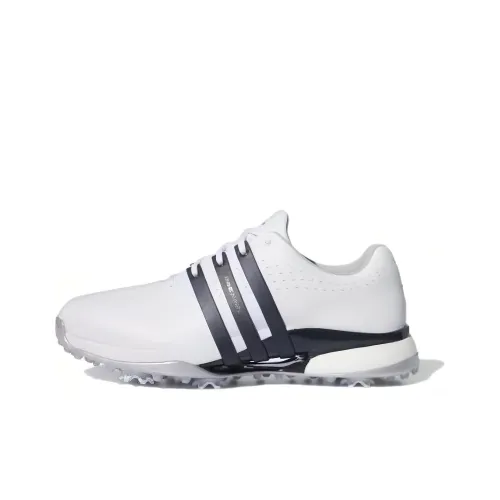Adidas Tour360 Амортизация Износостойкий Низкий Топ Гольф Обувь Мужская Белый Черный