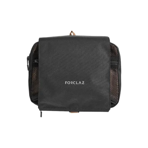 DECATHLON Полиуретан Хранение Сумка Туалетные принадлежности Сумка Стандартная Унисекс Угольный Серый и Коричневый