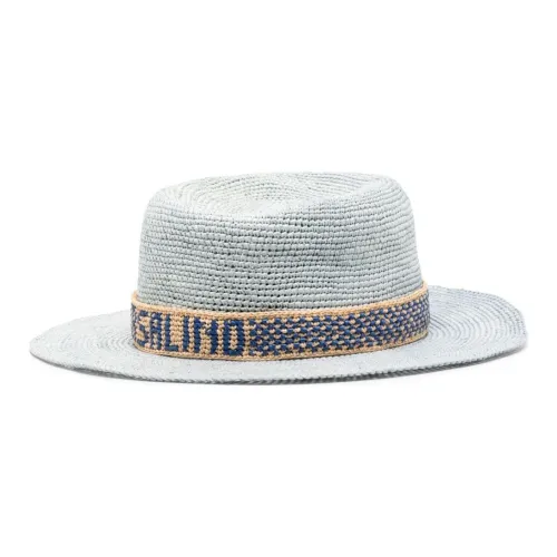 Borsalino Солома Шапки и Кепки Унисекс Синий