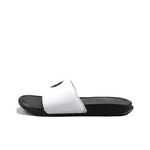 Nike Benassi JDI Slip-on с устойчивым покрытием Мужской Черный Белый