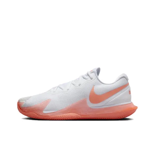 Nike Air Zoom Vapor Cage 4 RAFA Амортизация Поддержка Низкий Топ Теннисные Кроссовки Мужские Белый Оранжевый