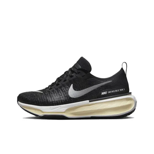 Nike Invincible 3 Беговые кроссовки Низкий топ Черный/Custard/Ярко-красный/Белый Унисекс