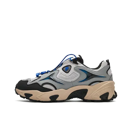 FILA FUSION ANCERUS PLUS Одиночный глаз Shoe Flying Spine Амортизация Низкий топ Повседневная обувь Мужской Alloy Серый