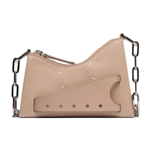 Maison Margiela Mason Margala Snatched с рельефной телячьей кожей сумка-хобо сумка через плечо женская цвет грязно-коричневый