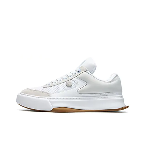 MIHARA YASUHIRO x FILA Fusion Легкие Скейтборд Кроссовки с Покрытием Низкий Топ Женские Стандартные Белые