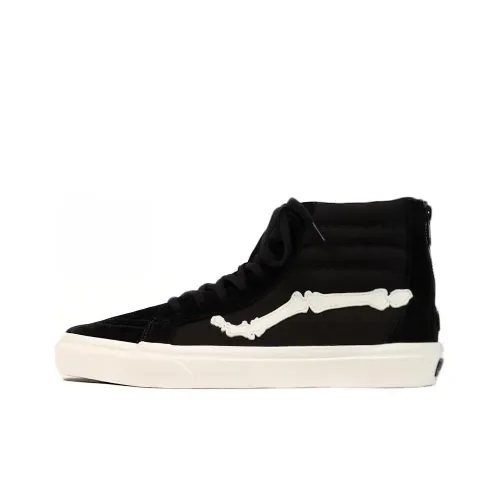 Blends x VANS SK8 Reissue Zip LX Износостойкий и Легкий Высокий Топ Скейтборд Кроссовки Unisex Черный