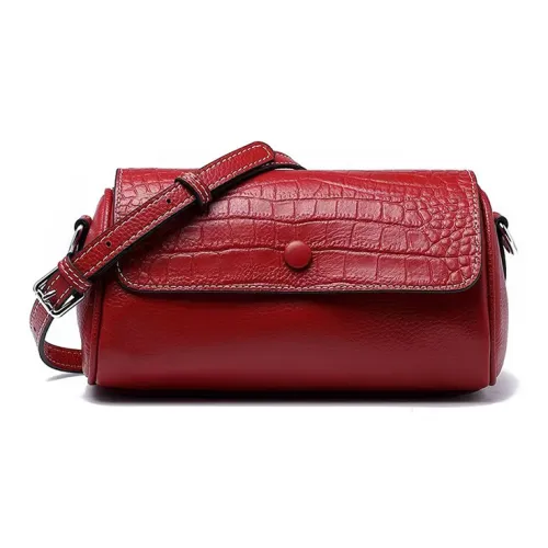 LOVEBIRD Сумка через плечо из натуральной коровьей кожи женская красная