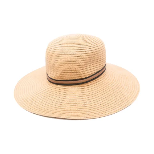 Borsalino Бумага Соломенная Шляпа Женская Коричневая