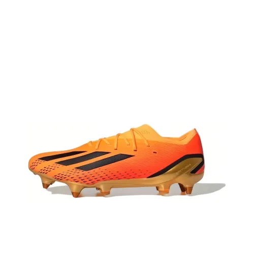 Adidas X Speedportal SG Мягкая трава устойчивая к истиранию футбольные бутсы унисекс темно-оранжевый