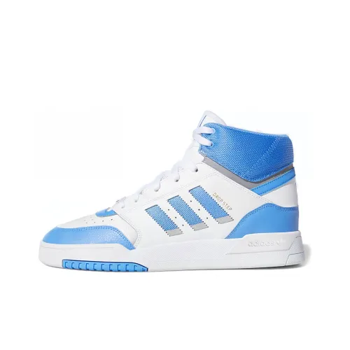 Adidas Originals Drop Step Non Slip Легкие Высокие Кроссовки для скейтбординга Мужские Синие