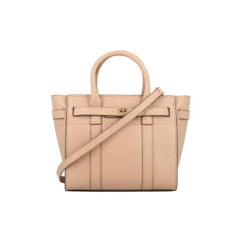 Mulberry Bayswater Телячья кожа Сумка Мини Женская Бежевая