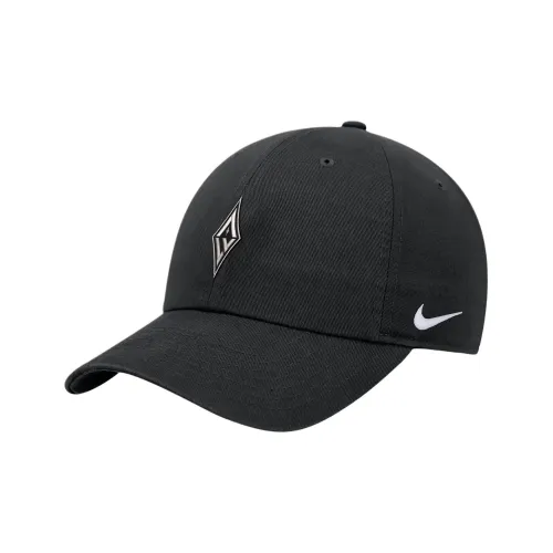 Nike Хлопковые кепки унисекс черные